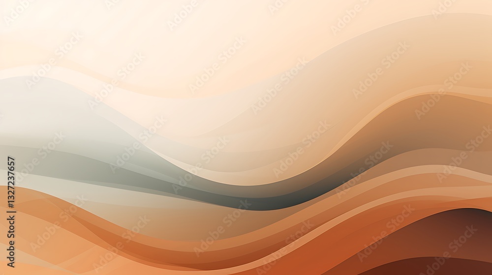 Flowing Lines: An abstract composition of layered, flowing lines in warm earthy tones creates a sense of movement and organic form. Flowing Lines: An abstract composition of layered, flowing lines in warm earthy tones creates a sense of movement and organic form.