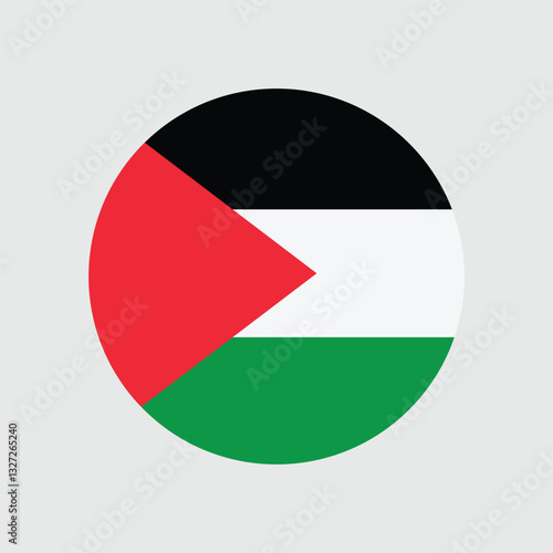 Vector National Flag of Palastine