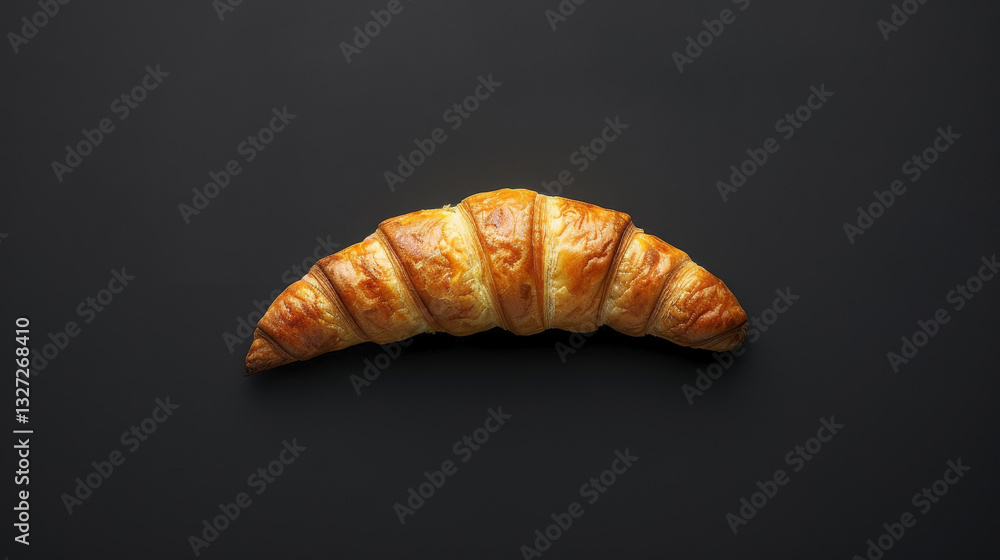 A Brazilian Pastel centered on a black background, highlighting its golden, crispy texture against the dark backdrop A Brazilian Pastel centered on a black background, highlighting its golden, crispy texture against the dark backdrop
