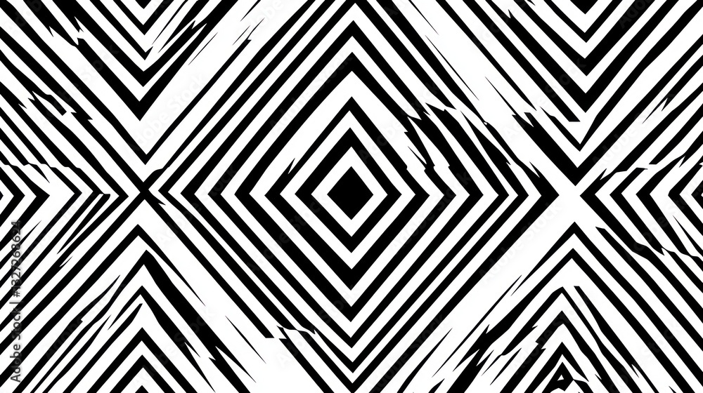 Abstract geometric pattern with distressed texture Abstract geometric pattern with distressed texture