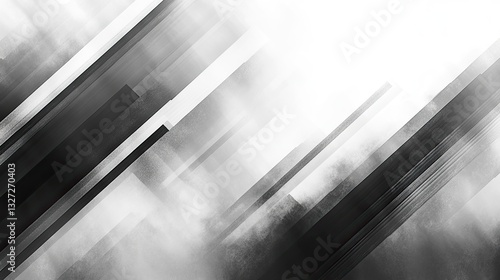 Abstract diagonal lines, gray and white, modern design background photo