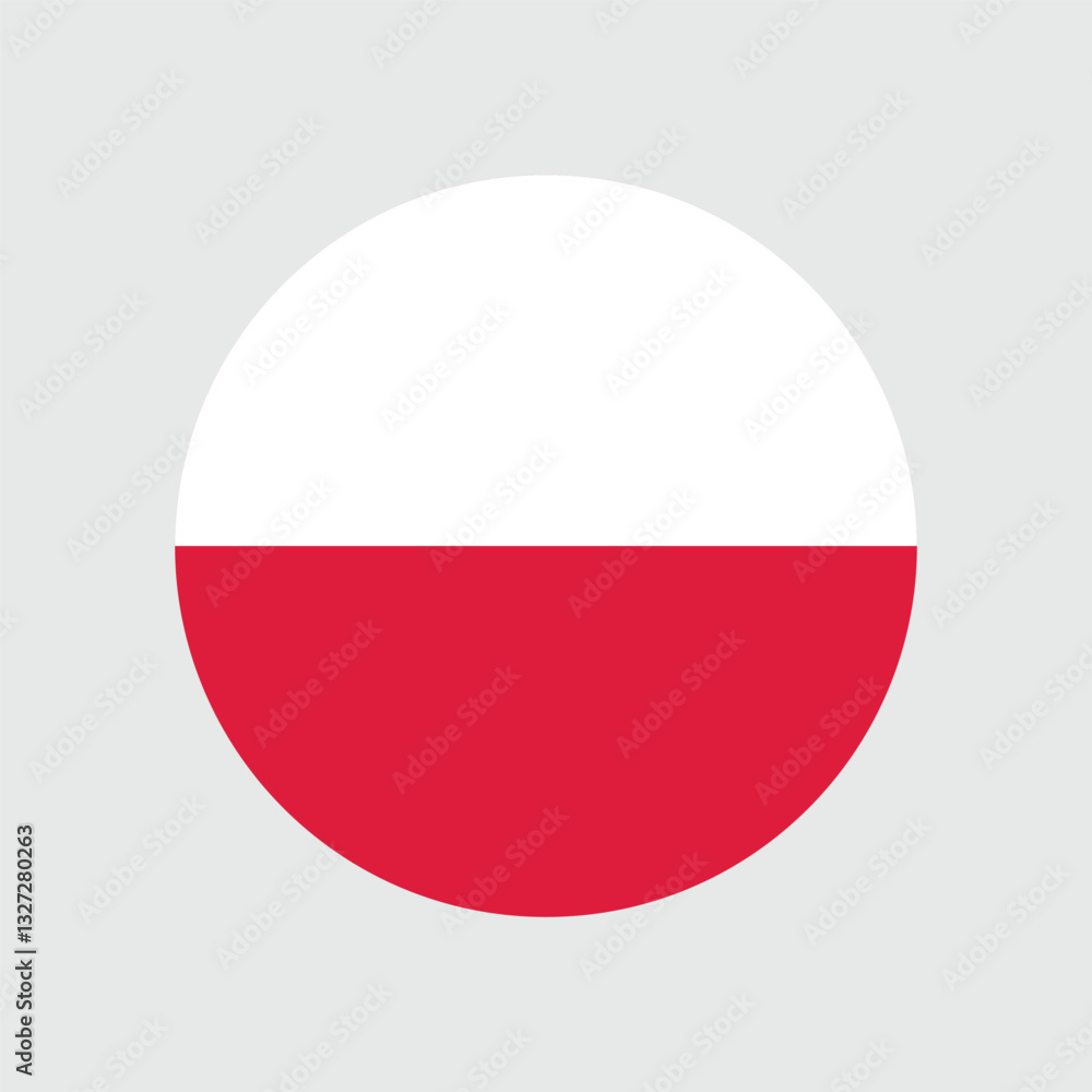 Poland Flag Sphere Vector Poland Flag Sphere Vector