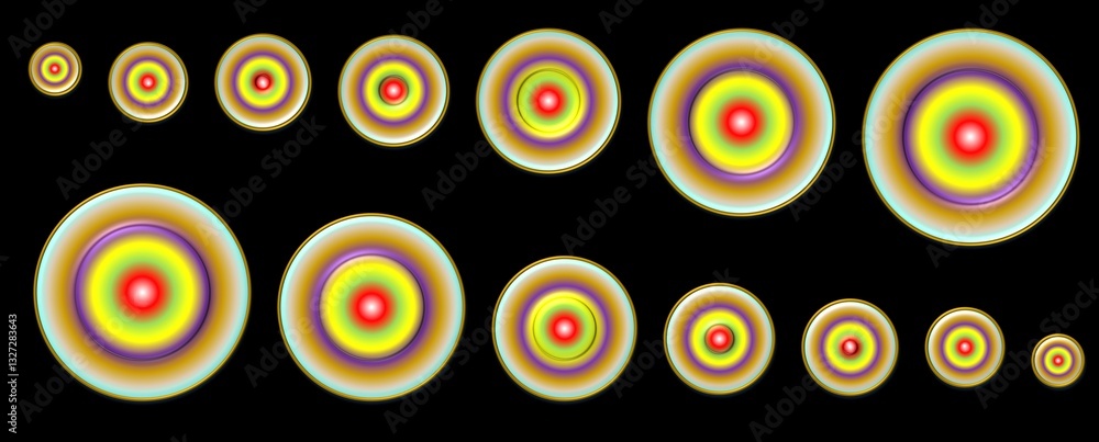 Image of a ball on a black background Image of a ball on a black background