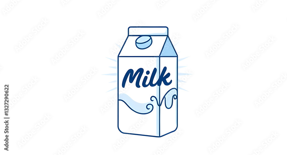 milk box container vector illustration milk box container vector illustration