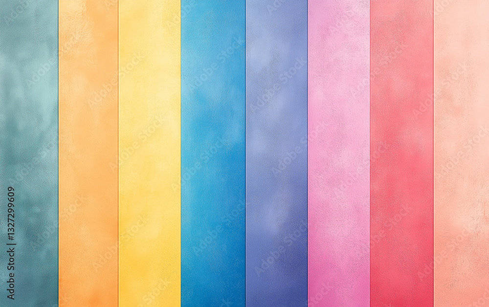 A soothing array of colorful vertical panels, perfect for backgrounds in design, art, or branding applications. A soothing array of colorful vertical panels, perfect for backgrounds in design, art, or branding applications.