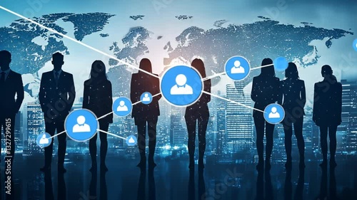 Global Business Network Connecting Professionals in a Modern Technological World