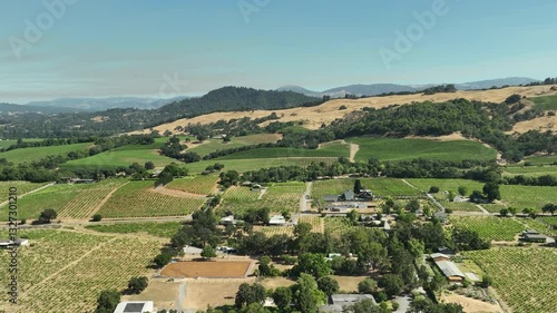 Wallpaper Mural Napa Valley Vineyard Aerial Shot California Wine Country L Torontodigital.ca