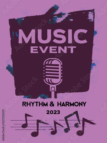 Music Festival Poster – Vibrant Event Promotion Design