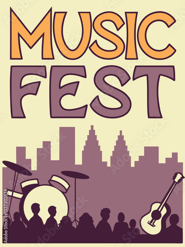 Music Festival Poster – Vibrant Event Promotion Design
