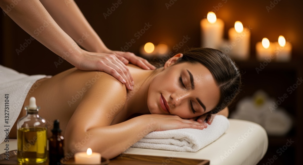 Obraz premium Relaxing spa massage