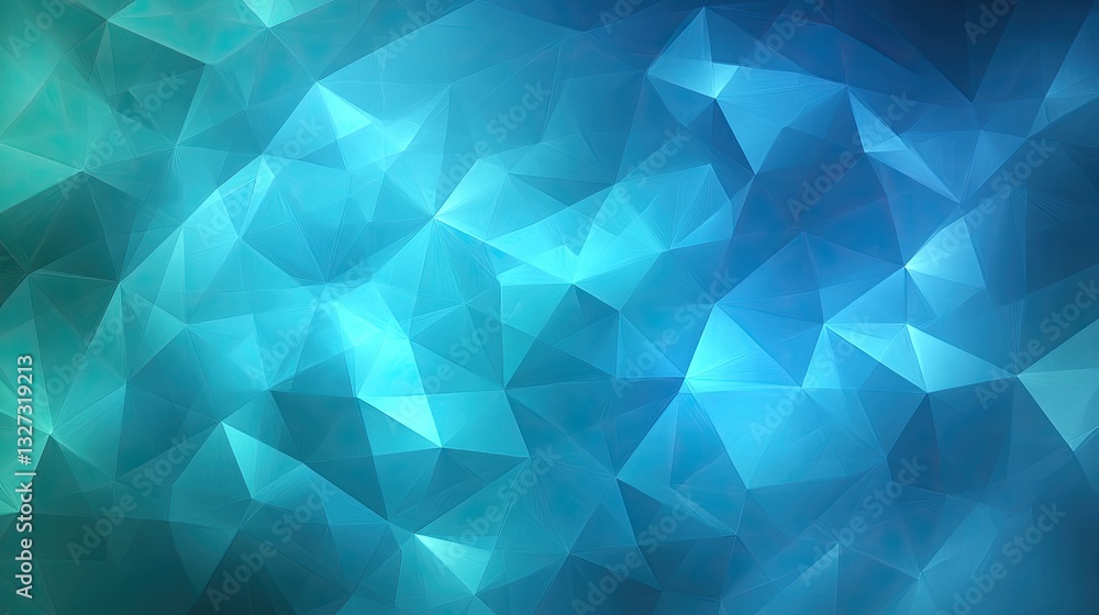 Abstract blue low-poly background Abstract blue low-poly background