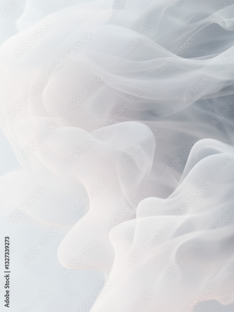 Fototapeta premium Ethereal Layers: Abstract Smoke Patterns with Subtle Highlights and Textured Appearance