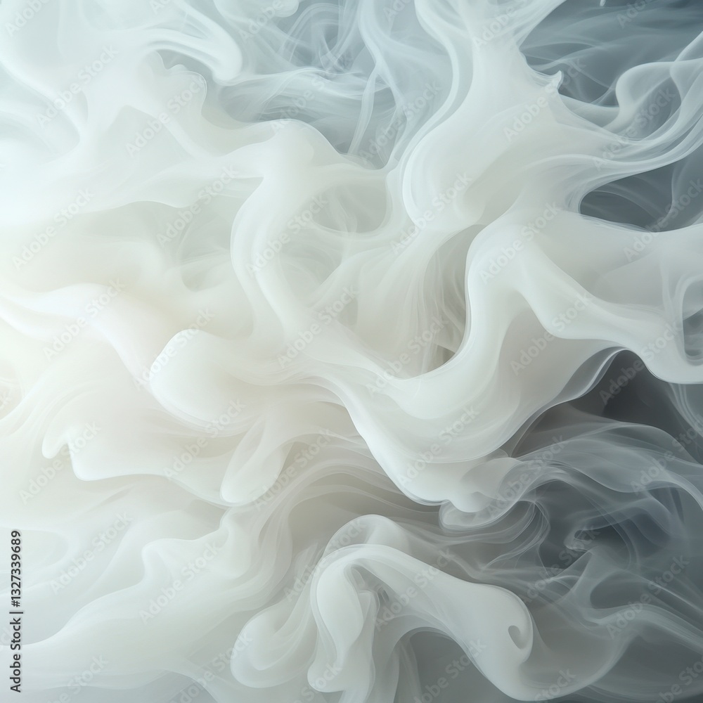 Obraz premium Dynamic Smoke Textures Exploding with Motion - Abstract Artistic Background