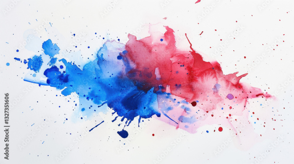 Fototapeta premium abstract watercolor paint splash