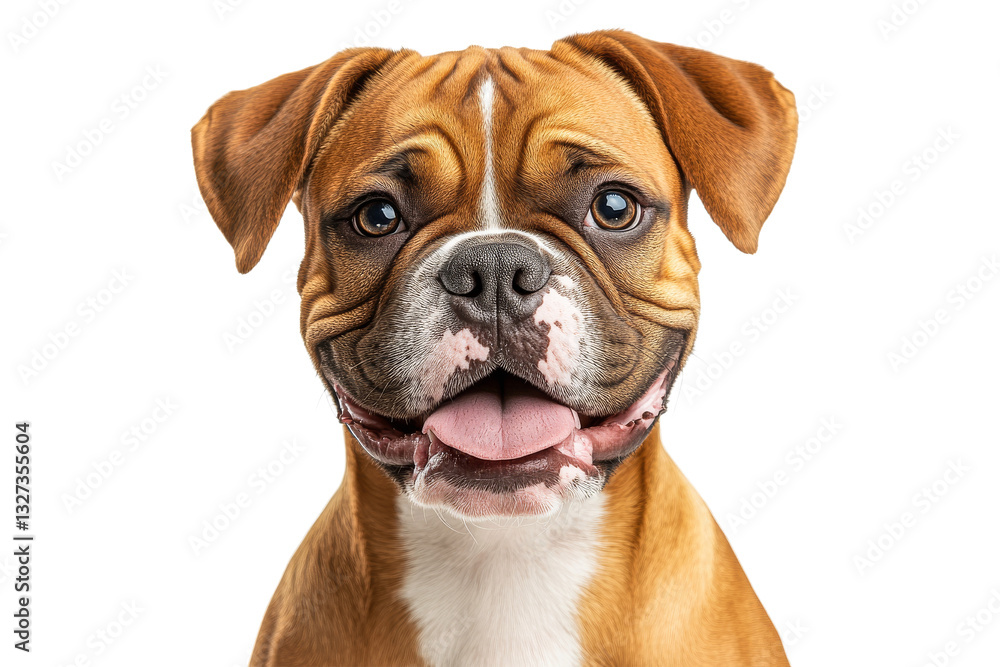 Friendly dog with an engaging expression and clear features Friendly dog with an engaging expression and clear features
