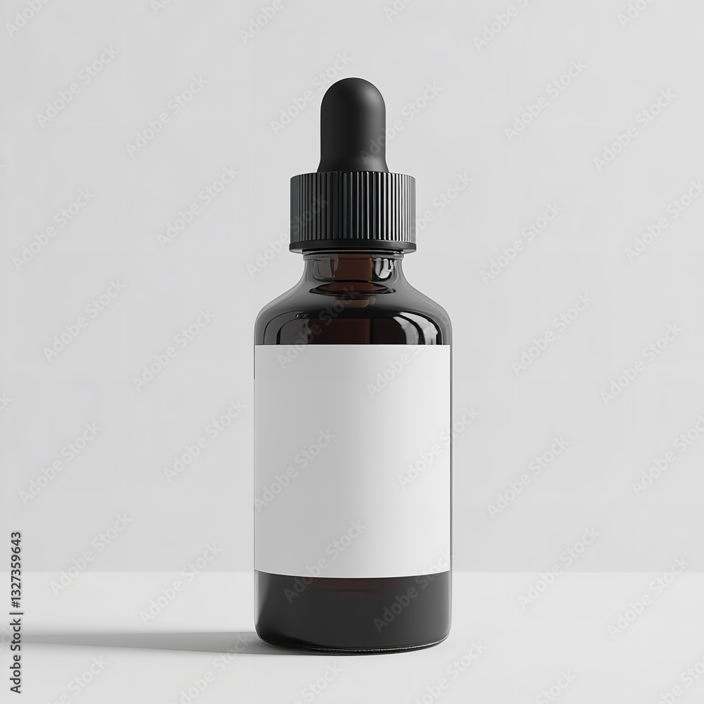 Blank Serum cosmetic oil dropper bottle mockup skincare facial fluid pipette bottle front view Blank Serum cosmetic oil dropper bottle mockup skincare facial fluid pipette bottle front view