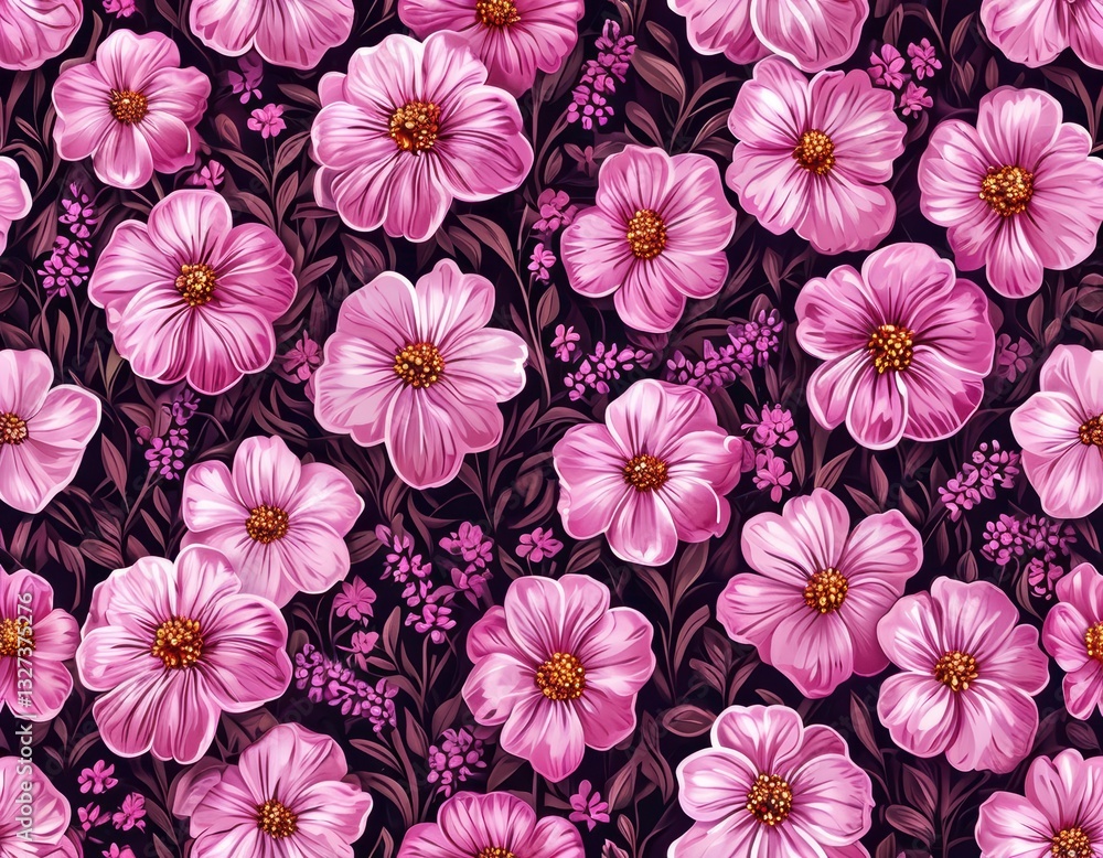 seamless floral pattern with flowers seamless floral pattern with flowers