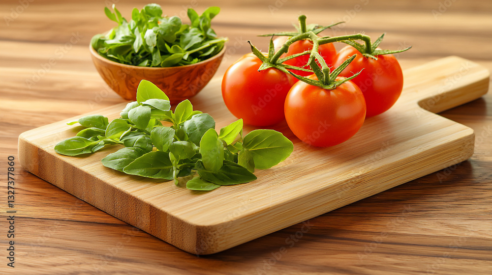 shepherd's purse and tomato salad shepherd's purse and tomato salad