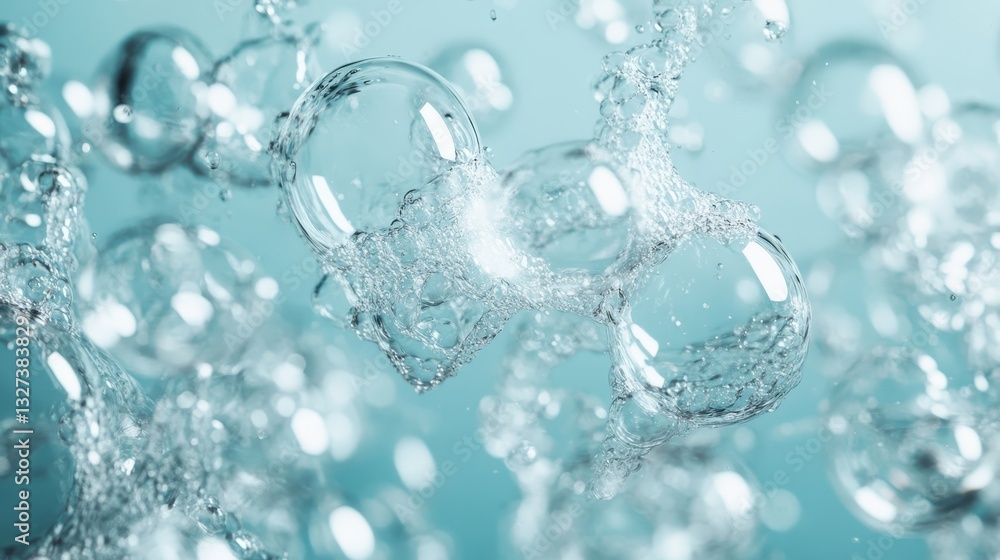 This captivating image features bubbles in a dynamic flow, illuminating beauty and elegance, while creating a sense of motion and harmony in an abstract composition. This captivating image features bubbles in a dynamic flow, illuminating beauty and elegance, while creating a sense of motion and harmony in an abstract composition.