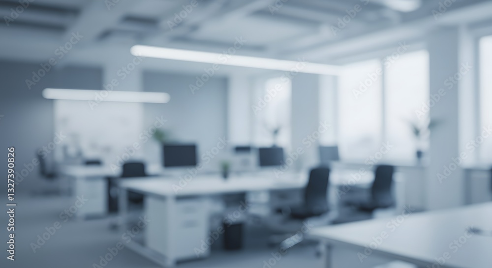 Abstract blurred office interior room. blurry working space with defocused effect. use for background or backdrop in business concept Abstract blurred office interior room. blurry working space with defocused effect. use for background or backdrop in business concept