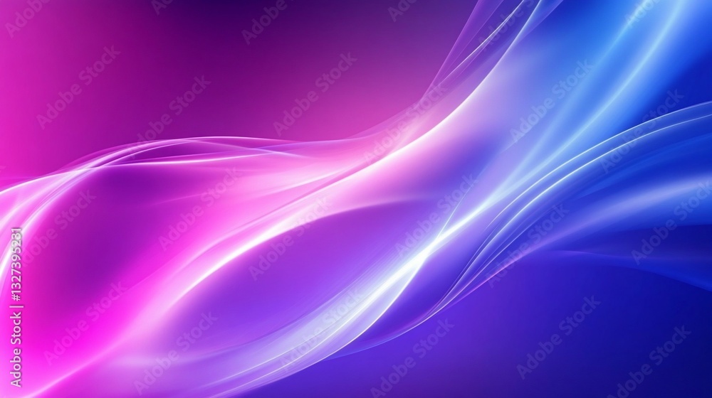 Gradient Waves in Pink and Blue: An Abstract Luminous Design Backdrop Gradient Waves in Pink and Blue: An Abstract Luminous Design Backdrop