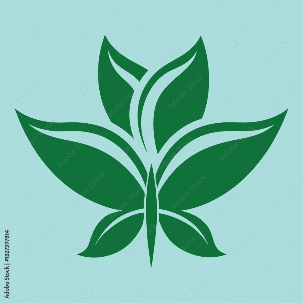 Elegant Leaf Butterfly Logo – Nature-Inspired Vector Design Elegant Leaf Butterfly Logo – Nature-Inspired Vector Design