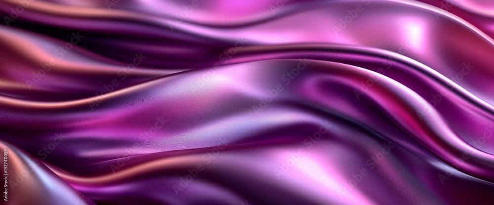 Abstract purple silk fabric waves. Abstract purple silk fabric waves.