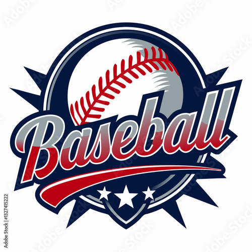 baseball logo design baseball vector illustration