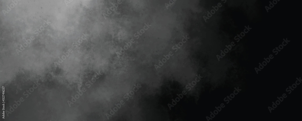 Fototapeta premium The Fluid and Floating Beauty of an Abstract and Monochrome Cloudy Background
