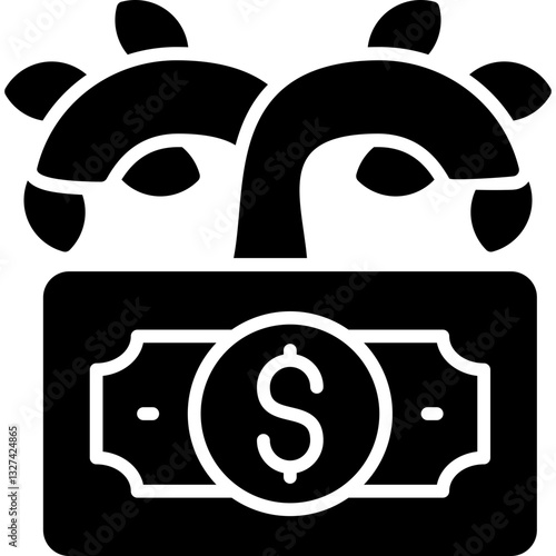 Economic Crisis Icon Vector Element