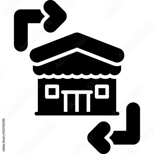 Refinancing Icon Vector Element