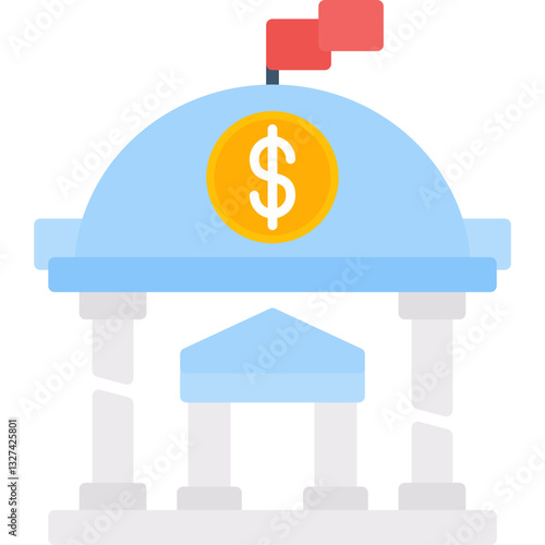 Bankruptcy Icon Vector Element