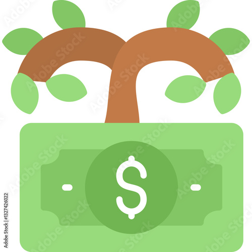 Economic Crisis Icon Vector Element