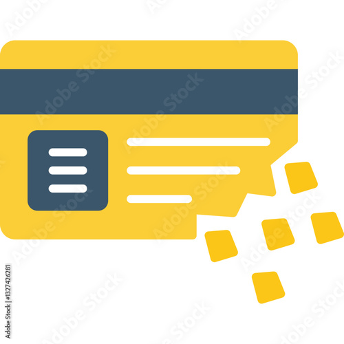Credit Card Icon Vector Element