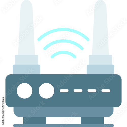 Wifi Router Icon Vector Element