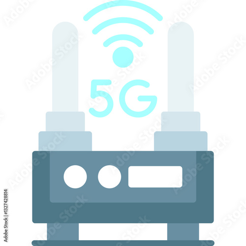 Modem Icon Vector Element