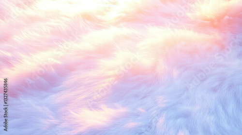 Dreamy multicolored soft fur texture for creative design and background projects