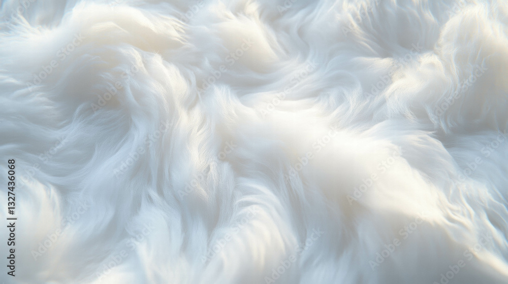 Fototapeta premium Soft down feathers with fine barbs in high fidelity detail for comfort and luxury