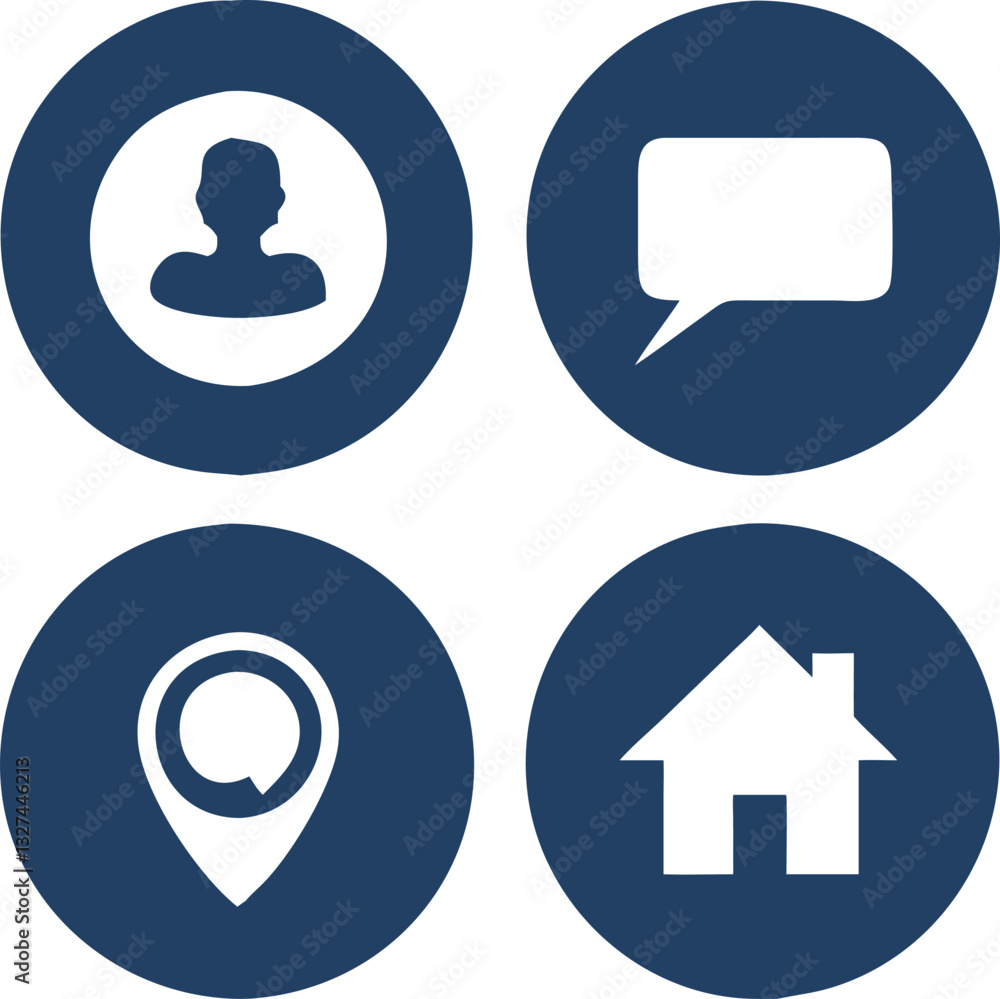 High-Quality Communication Symbol Set Ideal for Websites and Mobile Apps. High-Quality Communication Symbol Set Ideal for Websites and Mobile Apps.