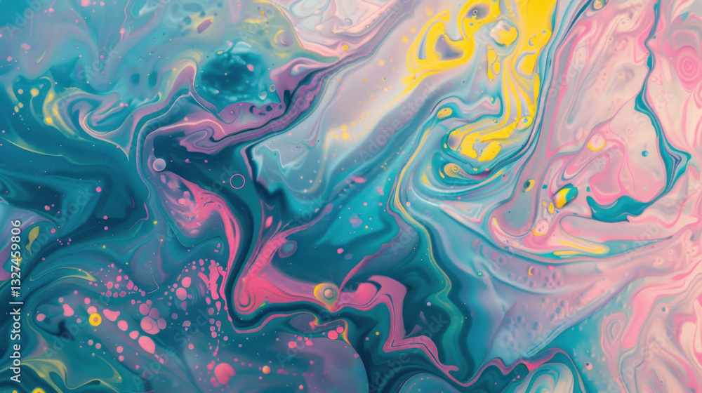 Fototapeta premium iridescent abstract colorful fluid background
