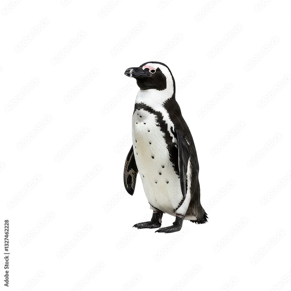 Obraz premium African Penguin on high quality transparent background png