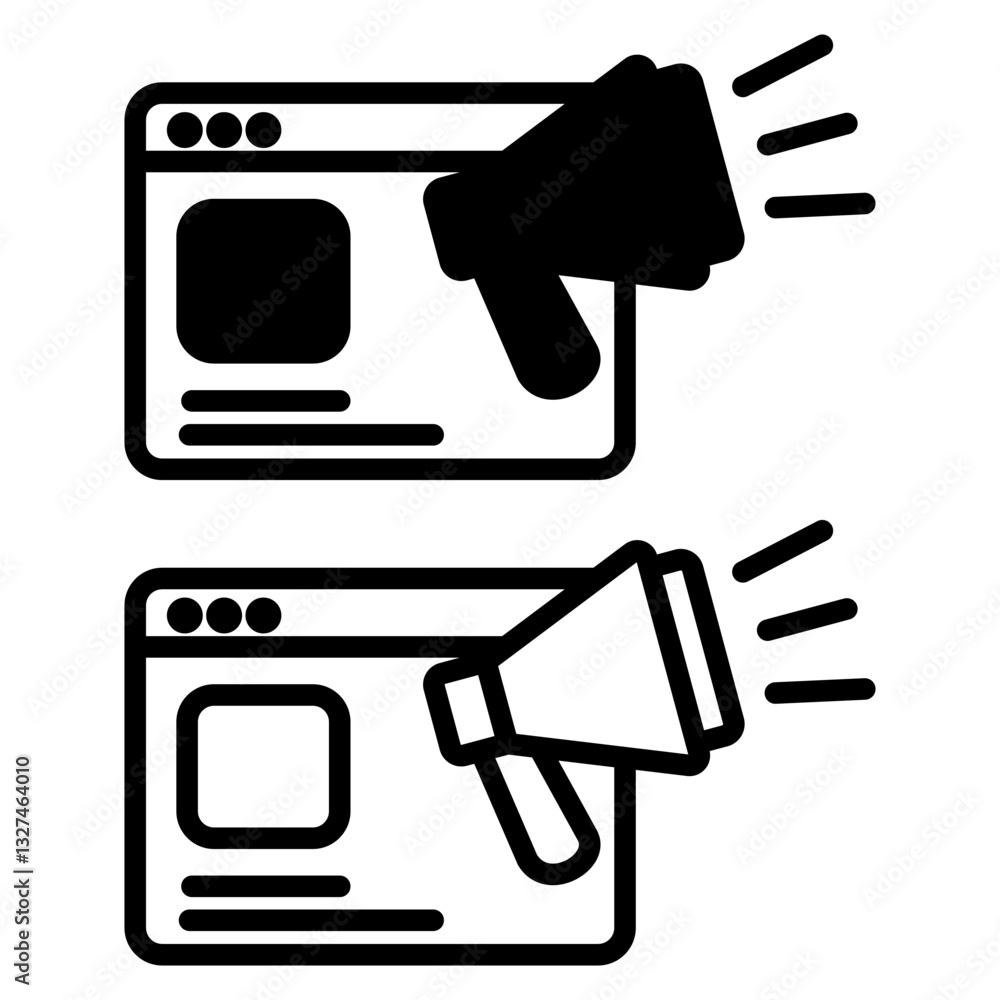 web marketing icon, simple flat style, illustration, logo sign symbol pictogram template, for ui or ux isolated on white for mobile app, editable web marketing icon, simple flat style, illustration, logo sign symbol pictogram template, for ui or ux isolated on white for mobile app, editable