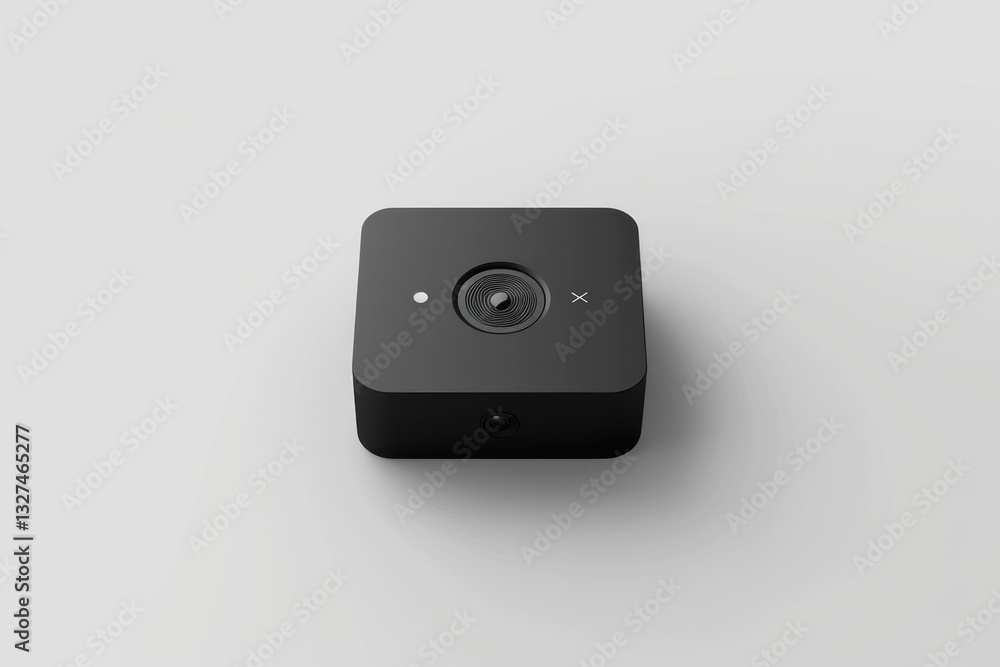Compact Electronic Device with Circular Interface and Lens for Modern Applications Compact Electronic Device with Circular Interface and Lens for Modern Applications
