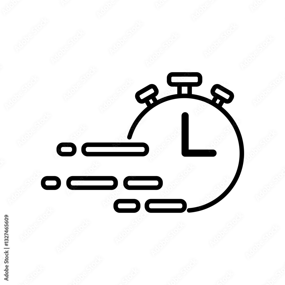 fast time icon, simple flat style, illustration, logo sign symbol pictogram template, for ui or ux isolated on white for mobile app, editable fast time icon, simple flat style, illustration, logo sign symbol pictogram template, for ui or ux isolated on white for mobile app, editable