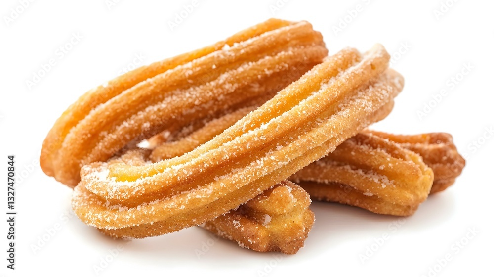 Churros isolated on white background Churros isolated on white background