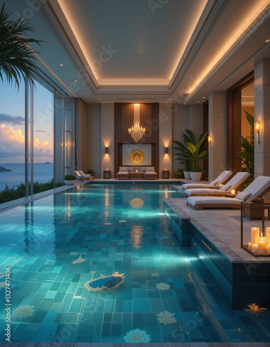 Unparalleled Luxury – Stunning 5-Star Hotel Illustrations for Exclusive Travel & Hospitality