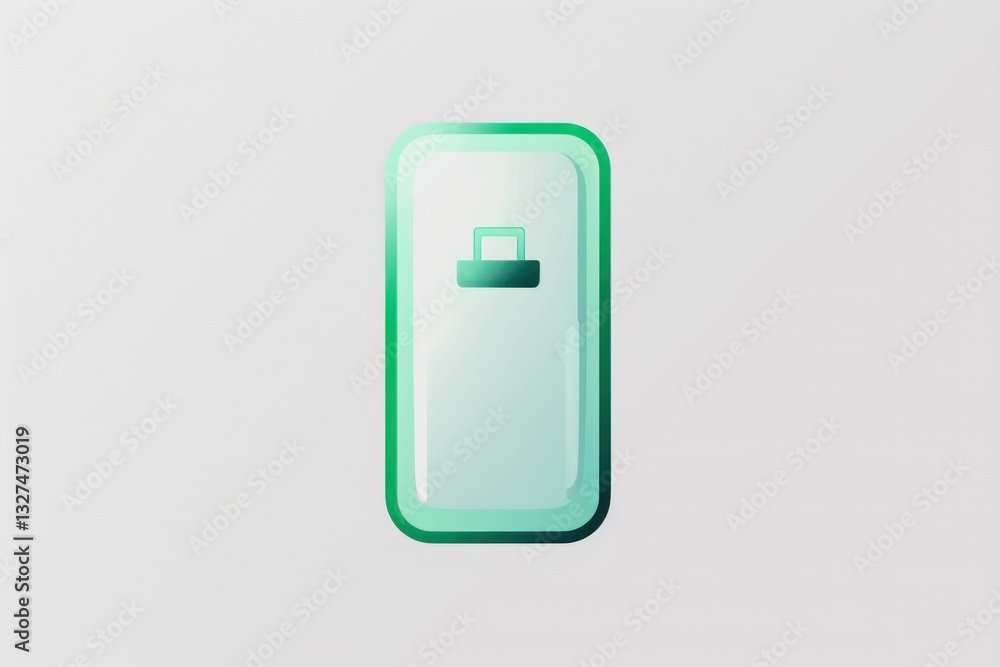 Secure Digital Storage Icon with Lock Symbol for Privacy and Data Protection Secure Digital Storage Icon with Lock Symbol for Privacy and Data Protection