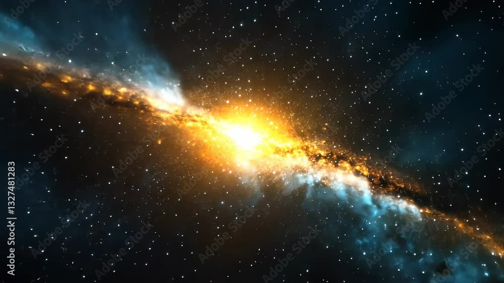 Cosmic Nebula: A Celestial Explosion of Light and Color Cosmic Nebula: A Celestial Explosion of Light and Color