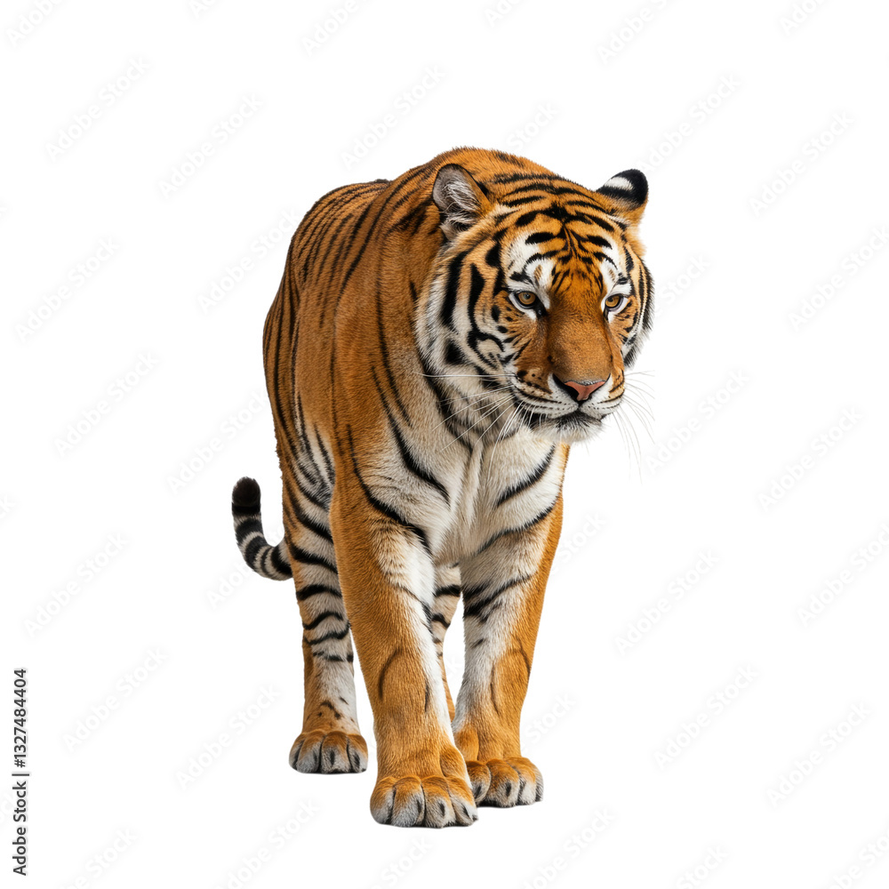 Obraz premium Bengal Tiger on high quality transparent background png