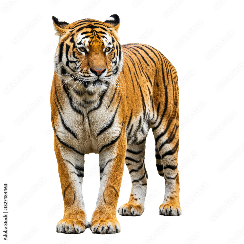 Obraz premium Bengal Tiger on high quality transparent background png